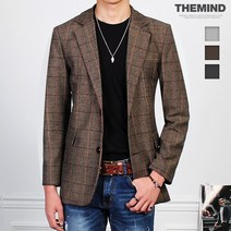 더마인드 남성자켓 FU방모체크마이A