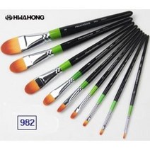 화홍 982 아크릴 유화 수채화 디자인붓 / 옵션선택, 8호