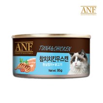 에이엔에프 고양이 간식캔, 참치치킨무스, 24개