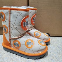 새 유아용 어린이 사이즈 10 주황색 UGG 어그 스타워즈 라스트 제다이 드로이드 DORN