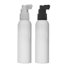 [허브스프레이] 헤어스프레이 용기 100ml 120ml 150ml 200ml 250ml 300ml 500ml 플라스틱 공병, 120ml 백색용기, 흰색캡, 1개