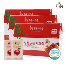 싱싱 맑은 사과즙 선물용 3박스 90포, 단품, 단품