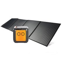 올인원 1000w AC 사인파 보조베터리 병렬 태양 휴대용 발전소 접이식 전지 패널, 한개옵션0