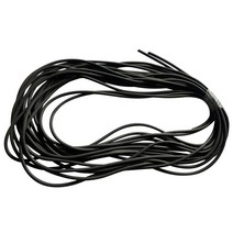 검은 색 폼 실리콘 고무 씰링 스트립 원형 dia1 1.5 2 3 4 5 6 7 8 mm Oring 라인 코드 폼 고무 성형 댐퍼 방수, 검은색, 산소