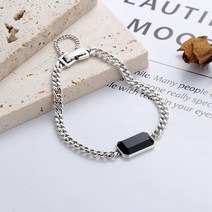 925은 심플한 데일리 커브체인 팔찌