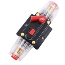 부품자동차 오디오 퓨즈 홀더 전원 보험 12V-48V 자체 복구 회로 차단기 20A 100A 125A, 02 30A
