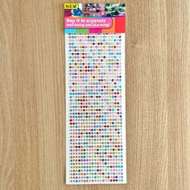 비즈스티커 큐빅스티커 접착비즈 보석비즈 보석스티커 다꾸 꾸미기 67종, 하트 비즈 22번, 1개