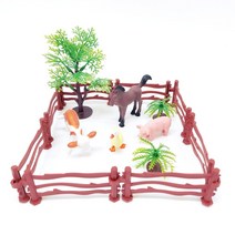 플라스틱 울타리 디오라마 테라리움 화분 DIY 만들기 재료 미니어처, 2.플라스틱 울타리 4개