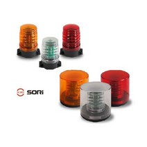 대성부품/LED 경광등/12V/24V/고휘도 경고등/국산/SR/SL-SF3/SL-SF4/싸이키/렉카/화물차/대형트럭LED 경고등/비상등/피스식/자석식/스트로보/소리/고급 경광등/S, 경광등 SL-SF4 적색(피스식)