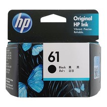 HP No.61 CH561WA CH562WA CH563WA CH564WA 프리미엄정품잉크, 정품 No.61_BK_검정잉크, 1개