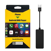 오토 동글 Carlinkit-유선 카플레이 USB 안드로이드 자동 미러 TV 박스 구글 어댑터 내비게이션 미디어 플레이어 미러링크, [01] Wried-Black, 01 Wried-Black