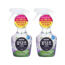 샤프란 꽃담초 섬유탈취제 자스민꽃향 본품, 400ml, 2개