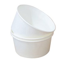 휴타임 750cc (750ml) 무지 종이용기 1000개 1박스