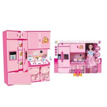 DIY 미니어처 주방 싱크대 주방놀이 냉장고 YX2040-6, 단품