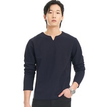 데이블랙 남성용 브이 트임 긴 팔 티셔츠 DBL001101081