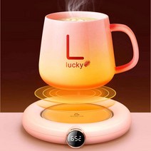 머그컵 온열기계 워머 보온 3단 온도조절 식지않게 컵데우기 컵인덕션, 화이트