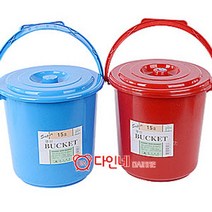 광신 바케스15호 15L 플라스틱 바 W - 51668EA, 레드