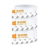 웨더 스트리핑 도어 씰 9.1m30피트 창문 단열 테이프 실리 스트립 내후성 방음 자체 접착 드래프트 스토퍼 하단 샤워 유리 틈 너비 3.6cm1.4인치, 3 Rolls/ All Sizes