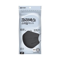 크리넥스 스타일 블랙마스크 대형, 15팩, 3개입