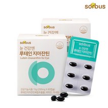 [소버스] 눈 건강엔 루테인 지아잔틴 60캡슐 x2박스, 없음