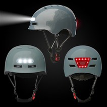 접이식전동킥보드 나노휠 전기킥보드 2022 새로운 자전거 사이클링 헬멧 스마트 led, 밝은 검정, 내가 58-61cm
