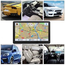 자동차 GPS 네비게이터 7 인치 내비게이션 시스템 8GB 256GB 음성 운전 알람 전환 방향, 01 Black