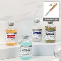 메디필 아쿠아(보습) 플러스 톡스+펩티(탄력) 톡스 앰플 사은품 펜슬 모공 브러쉬 증정, 아쿠아 플러스 톡스+펩티톡스 앰플+펜슬 모공 브러쉬