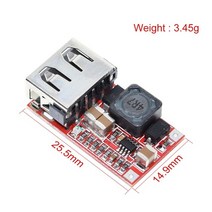 EGBO Fine-6-24V 12V/24V 5V 3A 차량용 USB 충전기 모듈 DC 벅 스텝 다운 컨버터 12v 5v 전원 공급 장치 양호, [02] 3A USB Output Good