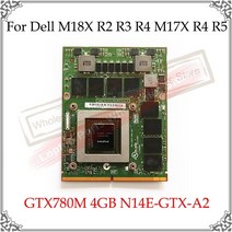 gtx780 gtx780m 4g n14e-gtx-a2 비디오 카드 4gb for dell p18e m15x m18x m6700 m6800 for hp 8770w 디스플레이 그래픽, 없음