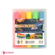 깔끔간편 하고로모 분필 L03 케이스 5입 하고로모 분필 칠판용 고급형, 단품, 단품