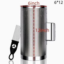 팀파니 드럼 Guira 스테인레스 스틸 라틴 푸에르토리코 라이브 스크레이퍼 포함, 6.6in x 12in