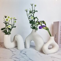 위비뉴 오브제 도자기 화병 인테리어 세라믹 꽃병