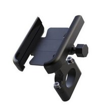배달대행거치대 핸드폰 자전거 자석 오토바이 전화 홀더 gps 브래킷 스탠드 moto 백미러 핸들 바 마운트 호환 xiaomi iphone, 검은색 핸들바