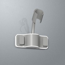 only 예은by디자인 / 내맘대로 탈부착 각도조절 샤워기 헤드 홀더 걸이 거치대 호스, 그레이