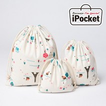 IPOCKET 아이포켓 헬로 파리스 복주머니 조리개 파우치