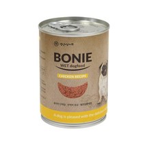 반려견 영양식 캔 375g(치킨) 두뇌성장 체중조절 성견습식사료 회복식