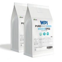 해썹인증 WPI 퓨어웨이 분리유청 단백질분말 500g 2팩 (총1kg) 락토프리 헬스보충제 유당분리, 2개