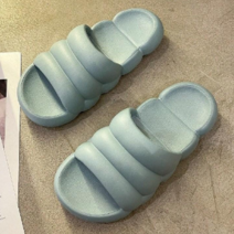 위튼 쿠션 슬리퍼 실내화, 블루