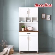코넬 르네 높은 800 골드 서랍 주방 수납장 DGJ043C, 아이보리:대리석
