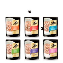 쉬바 고양이 주식 파우치 참치와 연어, 참치와 연어70g x 12개