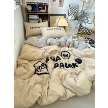 밀크 베이지 입체 자수 여름이불세트 인스타감성 빈티지 베개덮개 싱글 퀸 킹 매트리스커버