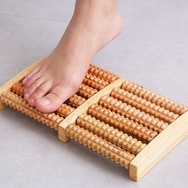 가정용 사무실 원목 발 지압 마사지기 안마기 롤러, 돌돌이발지압판, 돌돌이발지압판