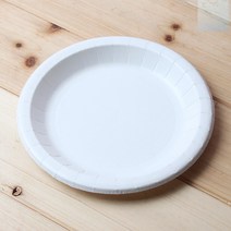 socean 국산 일회용 다과 그릇 종이 반찬 용기 20cm 8p 간식 접시 찬기 홈파티 접시 배달 위생 용기 야외 도시락 업소