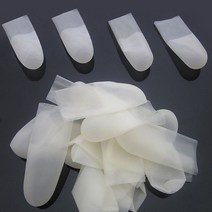 라텍스 손가락 장갑 핑거넵 민자 골무 50P, M