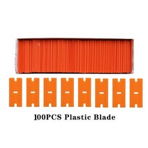 자동차배터리충전기 배터리 점프스타터 전기차 주행 차량용 24V 12V 금속 플라스틱 블레이드 안전 면도기 스크레이퍼 접착제 칼 유리 클리너 교체 탄소강 바닥 청소 도구 50100, 2.100 Plastic blade