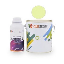 디오페인트 욕실용 타일페인트 1L_화장실타일 주방타일용세트( 리노타일 1리터+프라임젯소 250ml), 클래식24(치즈 엘로우)