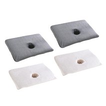 살롱 50x80cm용으로 재사용 가능한 마사지 침대 커버 4개, 다색