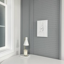 프리베리빙 셀프 인테리어 공간분리 이동식 원목 가벽 파티션 타공 무타공 타입선택 400mm, 타공-블랙