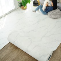 제로벨 PVC 층간소음방지 롤 매트 폭 140cm x 7m 15T 유아 어린이 놀이방매트, 스노우마블
