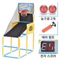 짐꾸러기 LED스코어보드 어린이 농구골대 오락실 농구골대 실내 전자 미니 농구대